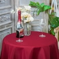 thumbnail image 2 of JYFLZQ Burgundy Tablecloth 70 inch Round Polyester Table Cloth for 4 Foot Tables Washable Stain Resistant Wrinkle Free Table Cover for Kitchen, 2 of 6