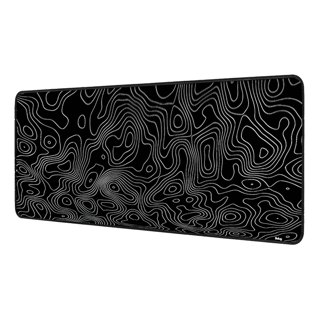 "Mouse Pad Gamer Alfombrilla Ratón 80x30cm Profesional Color Negro Raya Belug, Negro "