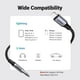 thumbnail image 4 of Cable auxiliar UGREEN para iPhone Lightning a 3,5 mm con certificación MFi, 4 of 9