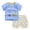 Sky Blue, variant on AUDeals Toddler Baby Boys Lightweight Summer Outfit Set, Short Sleeve Cartoon Top & Pants, 2PCS Casual Boys Fashion Clothes Set (Light blue, 12-18 Months)