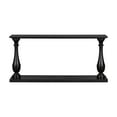 thumbnail image 3 of Harper & Bright Designs Vintage Console Table with Vase-Leg Design , Wood Narrow Entryway Table for Living Room and Study room , Black, 3 of 9