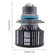 thumbnail image 2 of Muyoka Luces antiniebla LED 2 piezas Luces antiniebla LED automáticas Lente del proyector Lámpara LED Impermeable H7 H11 28W 8000LM Bombilla de conducción del faro, luz amarilla Muyoka Hogar, 2 of 7