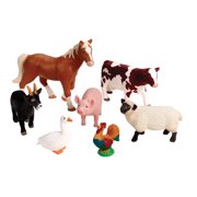 Angle View: Learning Resources Jumbo Farm Animals, Set of 7
