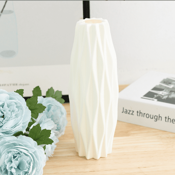 Fmxomd 2Pack Vases for Decor Mini Vases for Home Decor Accent, Farmhouse Vase for Decor, White Vase Decorative Vases, Home Decor Vases (2 Pack,White)