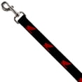 thumbnail image 3 of Honda Motorsports Pet Leash, Dog Leash, Honda Motorcycle Logo Black Red, 6 Feet Long 1.5 Inch Wide, 3 of 4