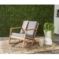thumbnail image 2 of SAFAVIEH Vernon Outdoor Patio Rocking Chair, Natural/Gray, 2 of 7