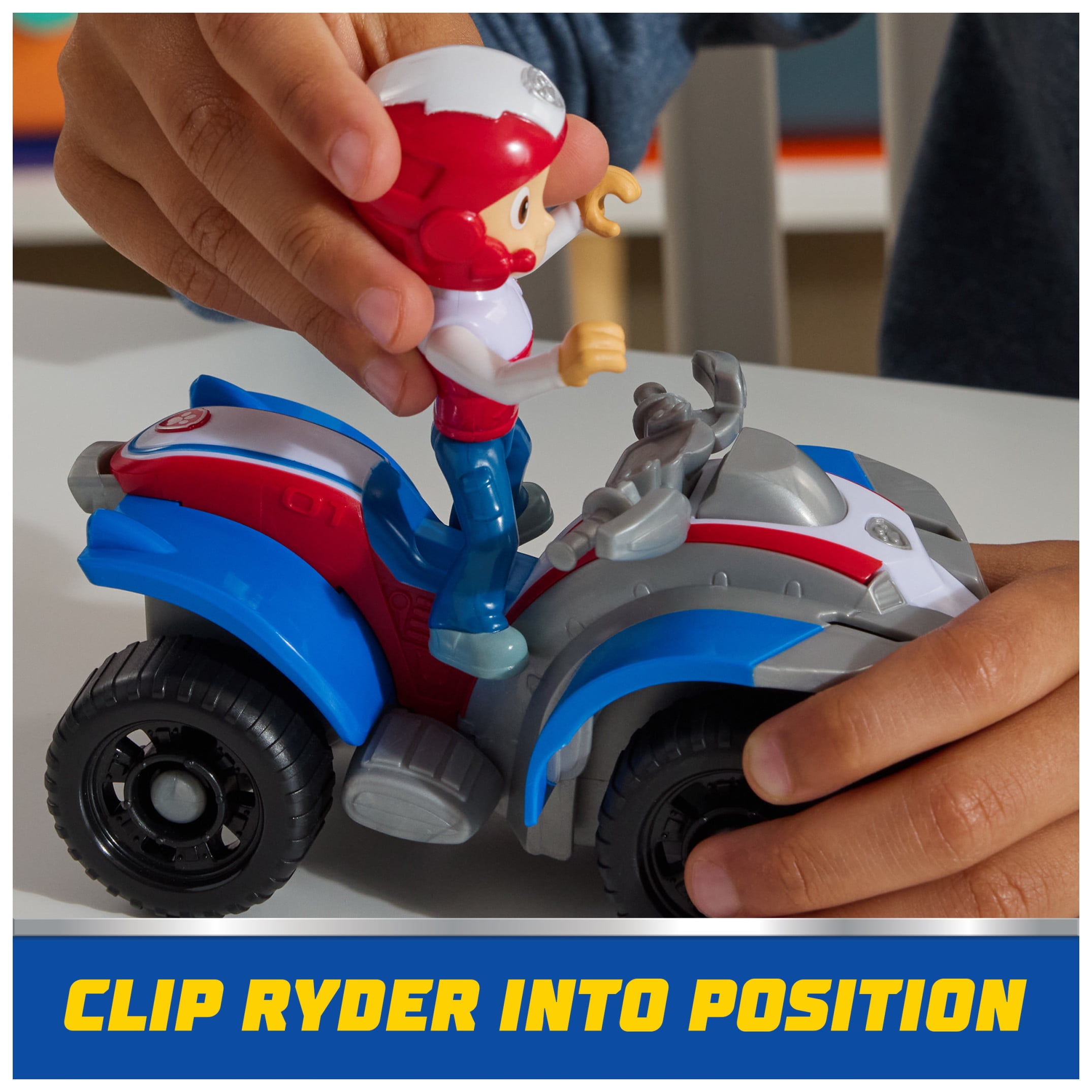PAW Patrol ATV Vehicle with Collectible Ryder Figure, Sustainably Minded Toys for Kids Ages 3+