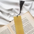 thumbnail image 6 of Kdxio Gold Shiny Print Metal Tassel Bookmarks,Perfect Gift for Art Lovers and Bookworms Metal Bookmarks for Women, 6 of 8