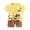 Yellow, variant on NIEWTR Children's Summer Cartoon Dinosaur Print Short Sleeved Elastic Shorts Two Piece Set Boys' Casual T Shirt Set Pajamas & Dailywear Set 7-8 Years,Yellow