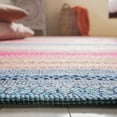 thumbnail image 6 of SAFAVIEH Montauk Albine Striped Cotton Area Rug, Blue/Red, 3' x 5', 6 of 8