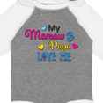 thumbnail image 4 of Inktastic My Mamaw and Papa Love me with Hearts Boys or Girls Long Sleeve Baby Bodysuit, 4 of 5