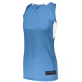 thumbnail image 2 of Augusta Sportswear M Womens Step-Back Basketball Jersey Columbia Blue/White 1732, 2 of 2