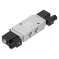 thumbnail image 2 of TICFOX Válvula Solenoide De 2 Posiciones Equipo Industrial Operado Por Piloto De Bobina Doble De 5 Vías G1/2in 2637250(DC24V), 2 of 14