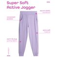 thumbnail image 2 of Sweet Hearts Girls' Sweatpants - 3 Pack Performance Jogger Pants with Pockets - High Waisted (5-18), 2 of 7