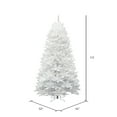 thumbnail image 3 of Vickerman 7.5' Sparkle White Spruce Artificial Christmas Tree, Unlit, 3 of 5