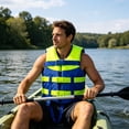 thumbnail image 6 of QuanTara High Buoyancy Fishing Life Vest, Safety Flotation Gilet for Anglers, Boating & Swimming, Quick-Release Buckles, Durable Float Coat for Adults, 6 of 9