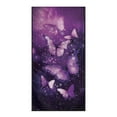 thumbnail image 5 of Garronmavis Purple Butterfly Towel Car Seat Covers Sports Car Towel Mat for Yoga and Travel, 5 of 7