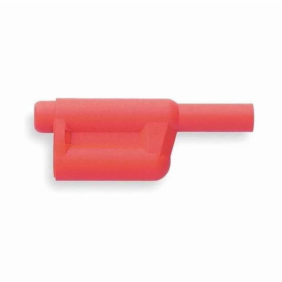 Pomona Electronics Stackable Banana Plug, CAT III 1000V, 2.3", Red 6721-2