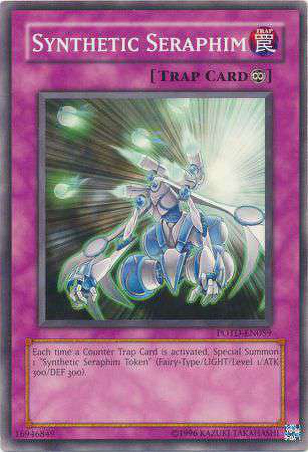 YuGiOh Power of the Duelist Common Synthetic Seraphim POTD-EN059