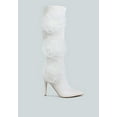 thumbnail image 5 of Chinkara Sheer Big Rose Detail Long Boots, 5 of 10