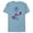 Ocean Blue, variant on Disney Pixar Toy Story 4 Forky Waves Hi T-Shirt- Short Sleeve Blended T-Shirt for Adults - Customized-Dark Heather