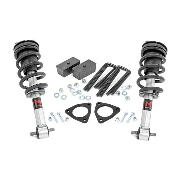 Rough Country 2.5" Leveling Lift Kit w/M1 Struts for 07-16 Chevy/GMC 1500 - 1340 Fits select: 2008-2009,2014-2016 CHEVROLET SILVERADO