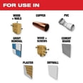 thumbnail image 3 of Milwaukee 3-Piece Multi-Material Oscillating Multi-Tool Blade Variety Pack, 3 of 10