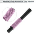 thumbnail image 4 of Unique Bargains 1 Set Universal Car Signal Antenna 4.72" Bling Rhinestone Polished Finish Antenna for Decoration Aluminum Alloy Material Pink 4.72", 4 of 6