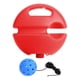 thumbnail image 2 of Pickleball Trainer Pickleball Ball con cordón portátil para interiores y exteriores con asa Rojo con bola azul, 2 of 8