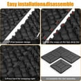 thumbnail image 4 of 44Pcs Interlocking Patio Deck Tiles, 12 x 12in, Waterproof Floor Tiles for Porch, Poolside, Balcony, Backyard, Dark Gray, 4 of 11