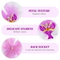 thumbnail image 3 of TABLETREANDS 20Ud Flores Artificiales De Seda Violeta Para En Bodas Y Fiestas, 3 of 7