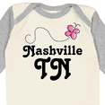 thumbnail image 4 of Inktastic Nashville Girls Long Sleeve Baby Bodysuit, 4 of 5