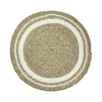 My Texas House Remi Natural Beige Seagrass 15" Round Table Placemat, 1 Piece