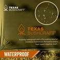 thumbnail image 6 of Texas Bushcraft Military Green 70D Nylon 10" X 10", 15000 mm Thickness Rip Stop Tarp, 6 of 11