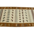thumbnail image 6 of Caramel Brown Tribal 3X6 Indo-Gabbeh Oriental Rug, 6 of 11