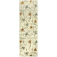 thumbnail image 1 of Rosamund Floral Design Soft Durable Elegant Modern Style Indoor Area Rug, 2.6' x 8', Stone by Blue Nile Mills, 1 of 3
