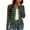 Army Green, variant on Wang6 Button down Cardigan Sweaters for Women Open Front Long Sleeve Lightweight Knit Sweater Trendy Fall Crew Neck Striped Printed Tops Outerwear Khaki XL