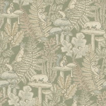 Chesapeake Holt Sage Woodland Wallpaper