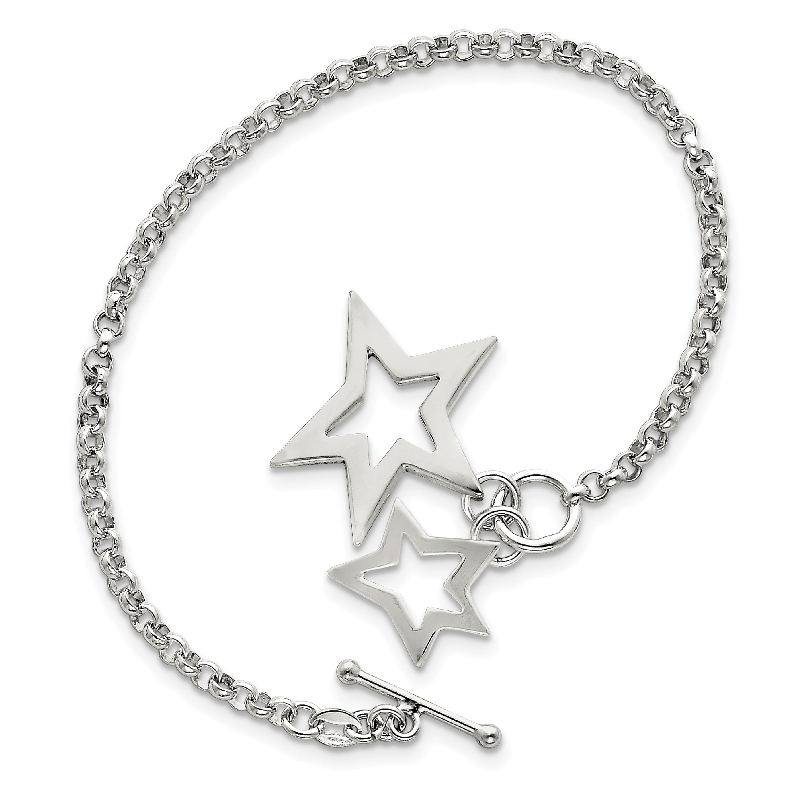 Star Necklace 925 Sterling Silver Celestial Galaxy Engravable Star Charm