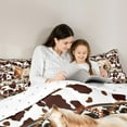 thumbnail image 5 of Castle Fairy Full 3-Piece Horse Cow Aztec Comforter Set, 5 of 8