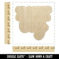 thumbnail image 2 of Baby Boy Fun Text Wood Shape Unfinished Piece Cutout Craft DIY Projects - 6.25 Inch Size - 1/8 Inch Thick, 2 of 7