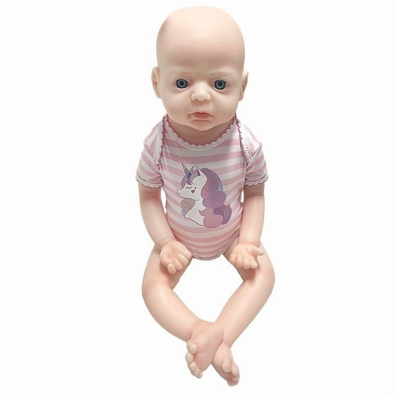 Cosdoll 22" Girl Realistic Born Baby Dolls with Soft Silicone Body, Kids Gift for Age 4