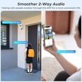 thumbnail image 3 of Cámara Wifi PTZ 4K de 8MP, lente Dual con pantalla Dual Ai, detección humana, seguimiento automático, cámara de vigilancia inalámbrica para exteriores, aplicación iCSee, 3 of 3