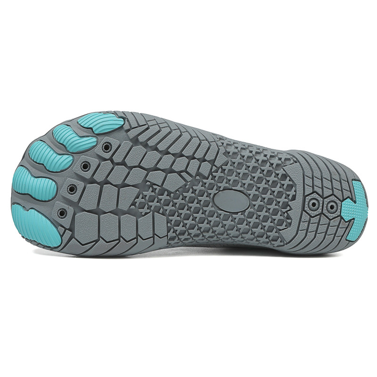 Dakaela Unisex Mens Womens Hiking Water Shoes Quick Dry Barefoot Aqua Sneakers for Swim Beach Gray 8