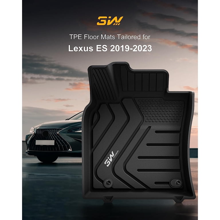 WeatherTech FloorLiner for 2021-2025 Lexus ES - 1st Row, Black WeatherTech FloorLiner for 2021-2025 Lexus ES - 1st Row, Black