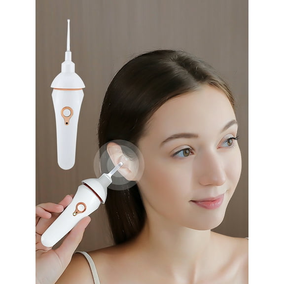 AGDOAD Ear Spoon Vacuum Cleaner With LED Light Safety Ear Wax Remover Children Elderly Safe Low Noise Soft Head Adsorption