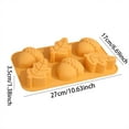 thumbnail image 3 of Halloween Pumpkin Baking Mold - 3D Silicone Candy/Soap/Candle Mould for Thanksgiving & Autumn Treats, Cupcakes & Home Decor, 3 of 8