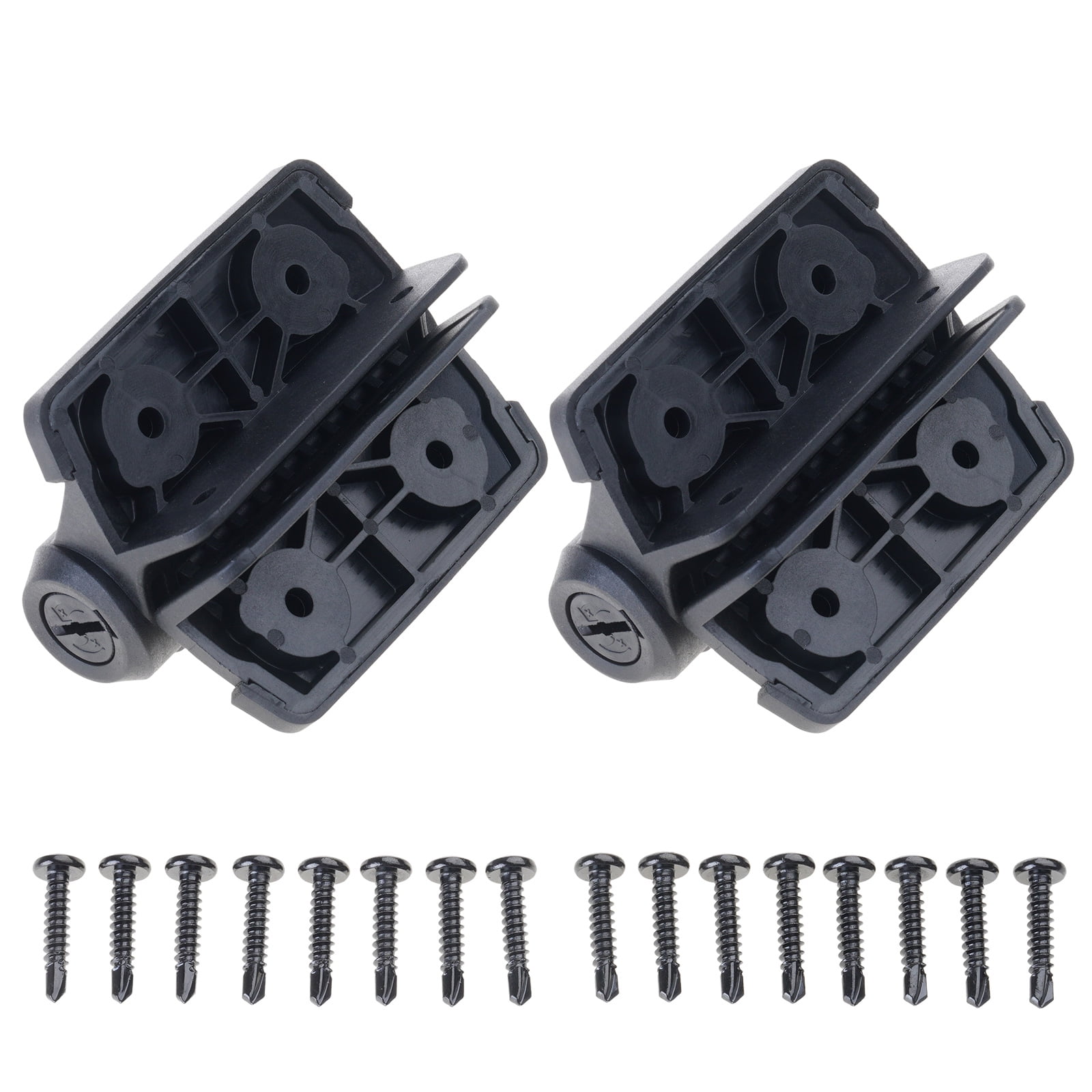 2Pcs Adjustable Tension Narrow Spring Hinges Auto Closing Gate Hinge Door Hardware for Outdoor Gates Enduring