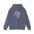 thumbnail image 2 of Effete Feline Claw Marks Scratch Unisex Heavy Blend™ Hooded Sweatshirt, 2 of 13