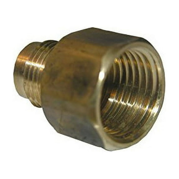 LARSEN SUPPLY CO. INC. 17-4633 3/8x1/2 FPT Brass Adapter